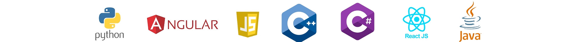 Programming Languages technologies: logos of the tools we use
